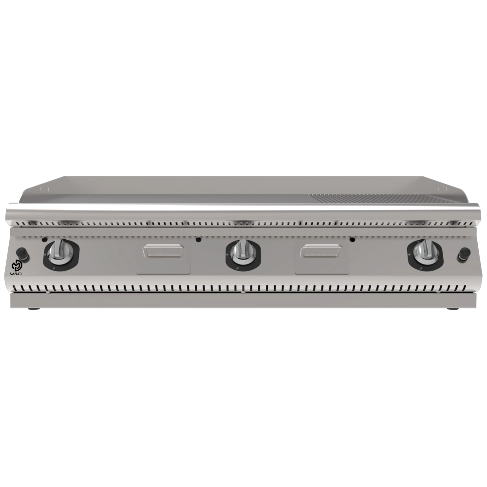 Grill 1.5 Module Semi-Slotted Cooktop - 2