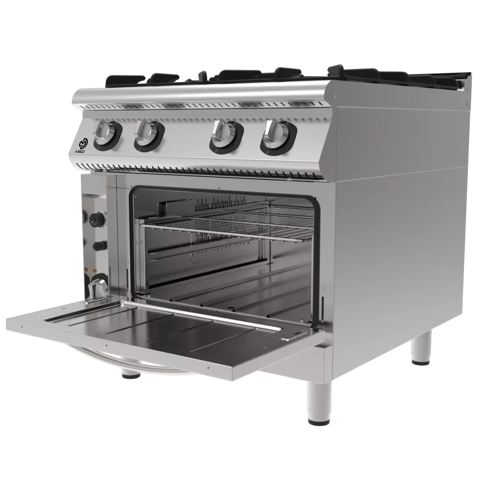 Cooker 1 Module with Oven, 4 Burners - 3