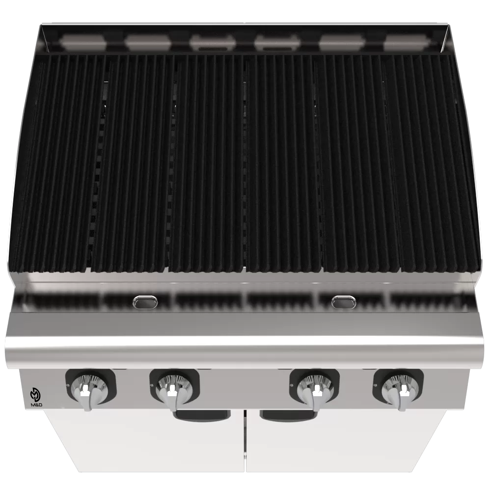 Lavastone Grill 1 Module with Cabinet - 3