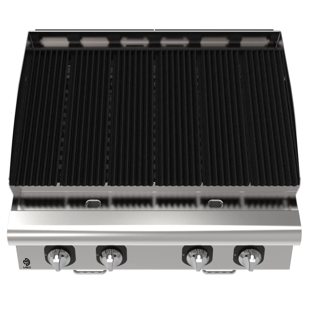 Lavastone Grill 1 Module Set Top - 2