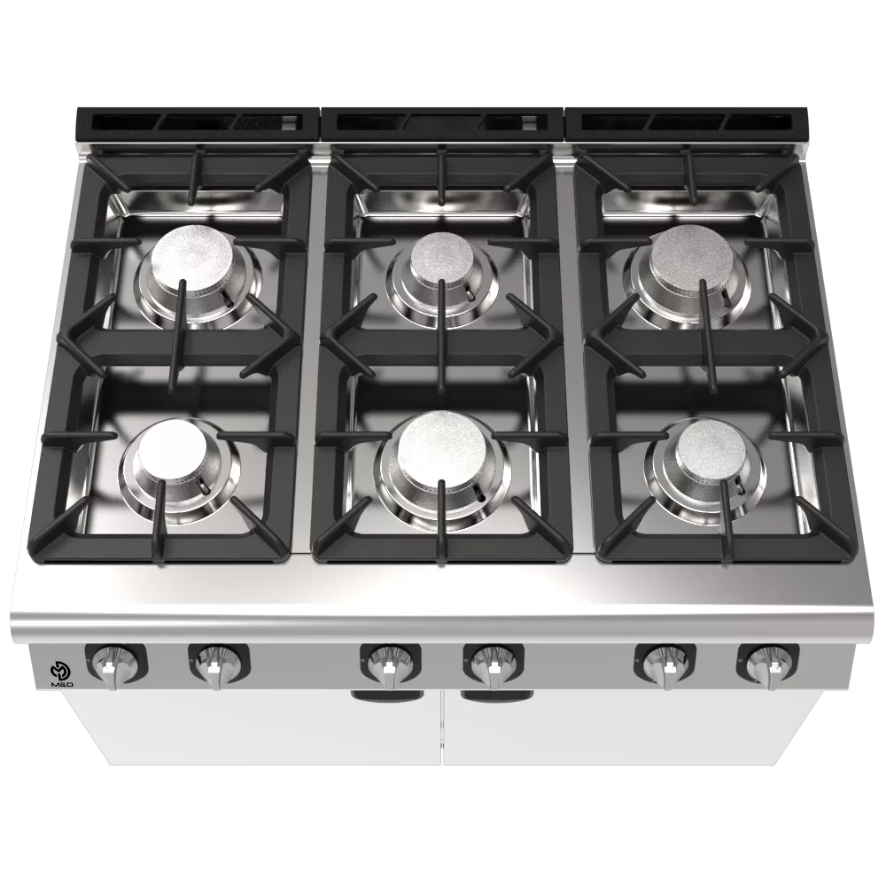 Cooker 1.5 Module with Cabinet 6 Burners - 2