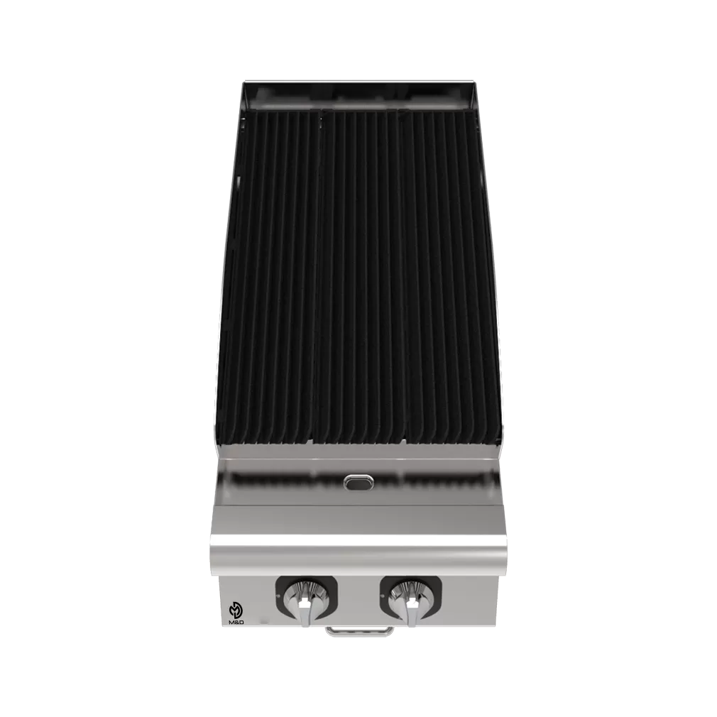 Lavastone Grill 1/2 Module Cooktop - 2
