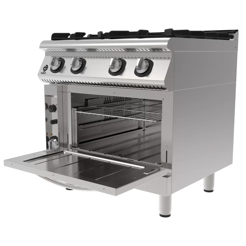 Cooker 1 Module with Oven, 4 Burners - 3